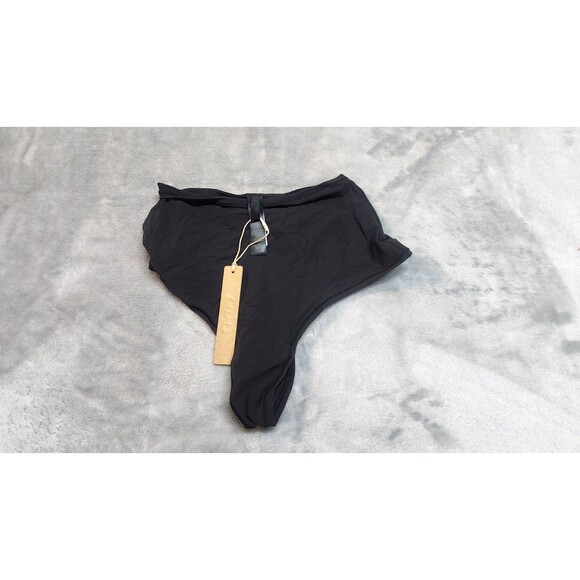 Skims Medium Onyx Black Fits Everybody High-Waisted Thong PN-THG-9341 NWT - Picture 1 of 5